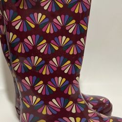 NEW Girls Rain Boots - size 1 - Tall And Cool!
