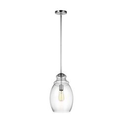 Generation Lighting P1484CH One Light Pendant