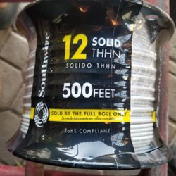 #12 Solid Wire 500ft Rolls (Price Per Roll)