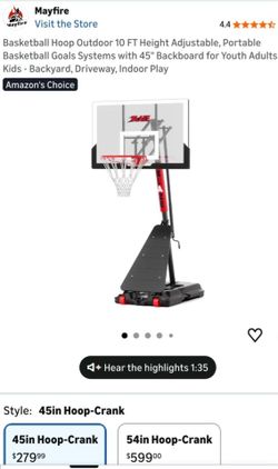 Brand new in box Basketball hoop