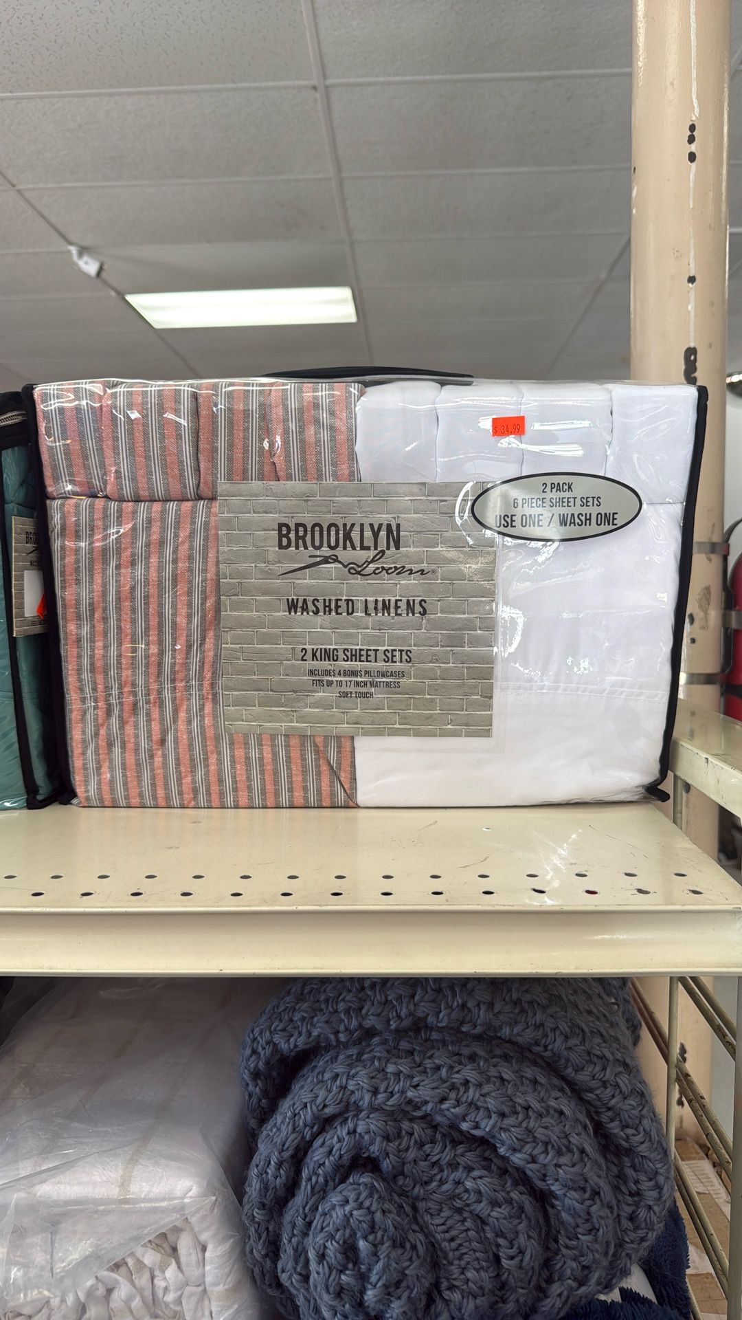 Brooklyn looms washed linens King