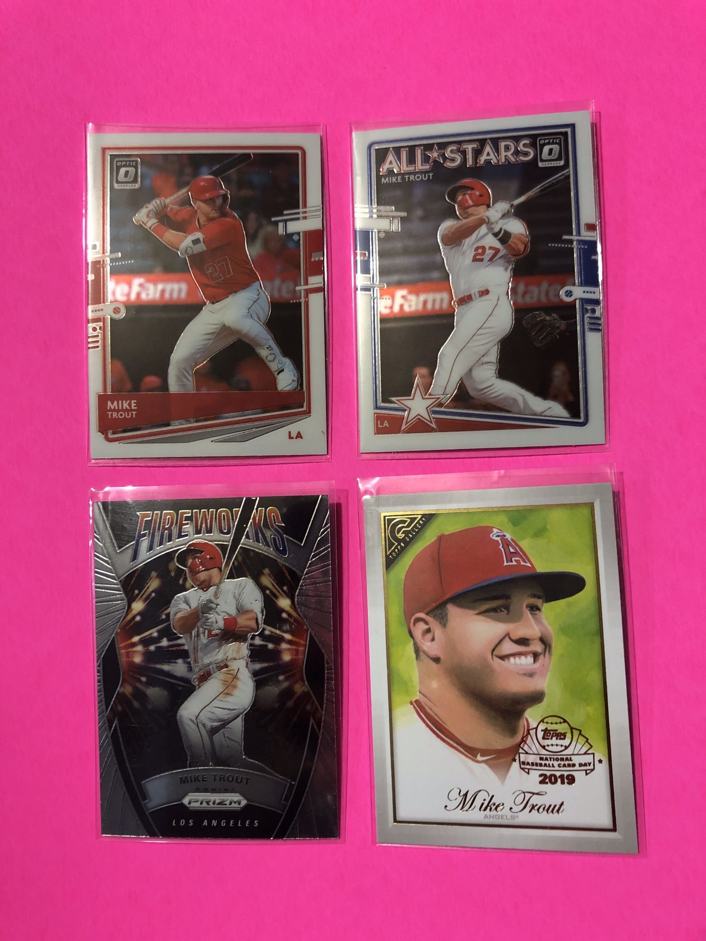 Mike Trout Baseball Card Bundle
