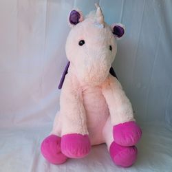 Unicorn Stuffed Animal Hug Fun International Pink Plush