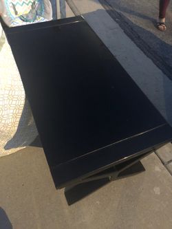 Black table
