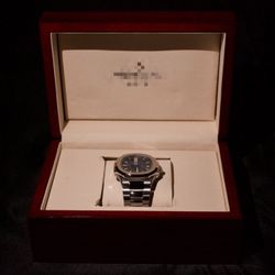 New Stainless Steel Blue Dial Watch