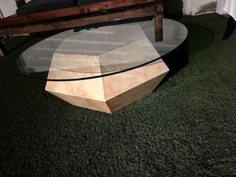 Glass Table Top And Base
