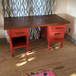 Antique Wooden Desk 