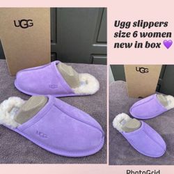 Ugg Slippers Women Size 6 True To Size $65 Firm Cash Or Zelle 