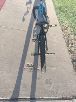 BMX Bike Black and Blue