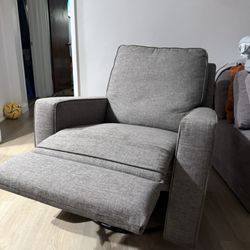 Fabric Reclining Rocking Chair