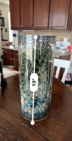 Large Vase With Rocks