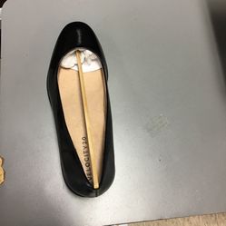 Life Stride Black 7M Lauren Wedges New