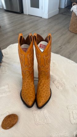 Tony Lama Ostrich skin boots  $329 obo