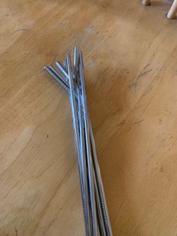 Metal straws