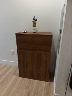 Ikea Eket Cabinet and Drawers in Brown Walnut