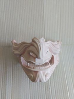 3D Printed Oni Mask Japanese Samurai Mask (unfinished)