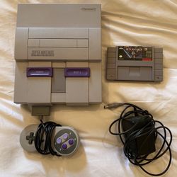 SNES Console + ROTJ Game