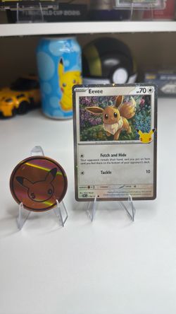 Eevee Pokémon Card 116/128 Promo w/coin
