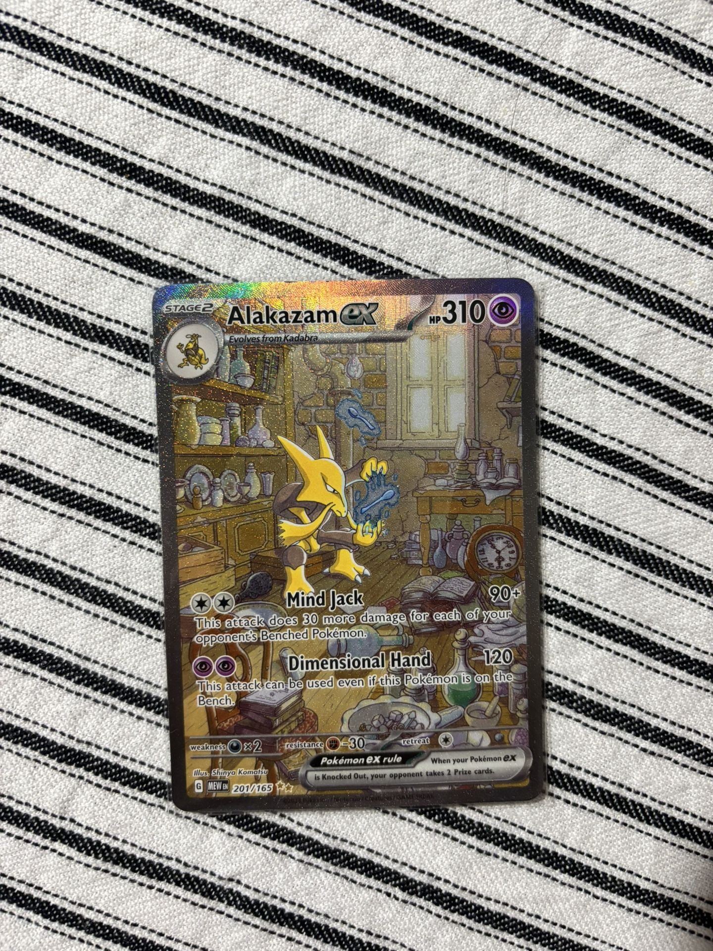 Alakazam Ex 201/165