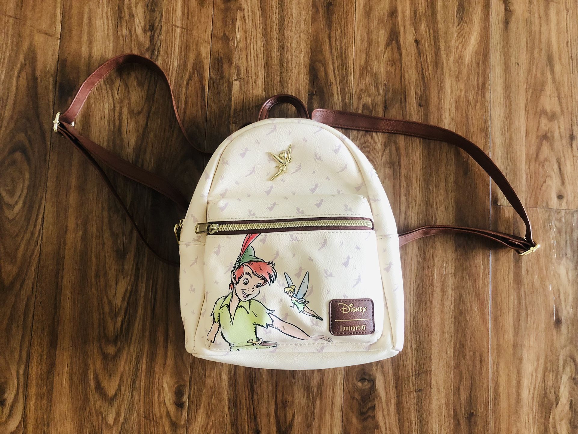 Disney LOUNGEFLY Peter Pan TINKERBELL mini backpack