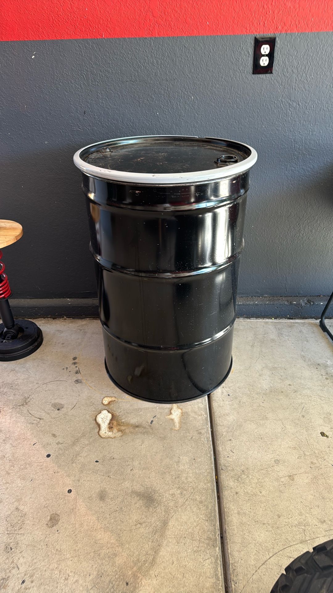 Steel Drum With Lid 