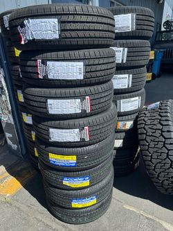 195-65-15 SET OF BARND NEW TIRES WITH GREAT MILEAGE WARRANTY- WE FINANCE