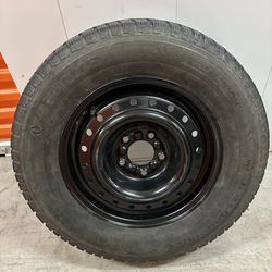215/70R15 Winter Tire on Steel Rim 15x6J ET41 5x114.3 – SUV Spare Wheel
