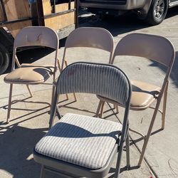 4 Metal Chairs