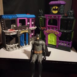 Batman Figure Gotham City Jail & Asylum Imaginex 