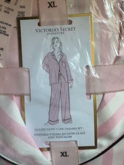VS Satin long sleeve pajama set