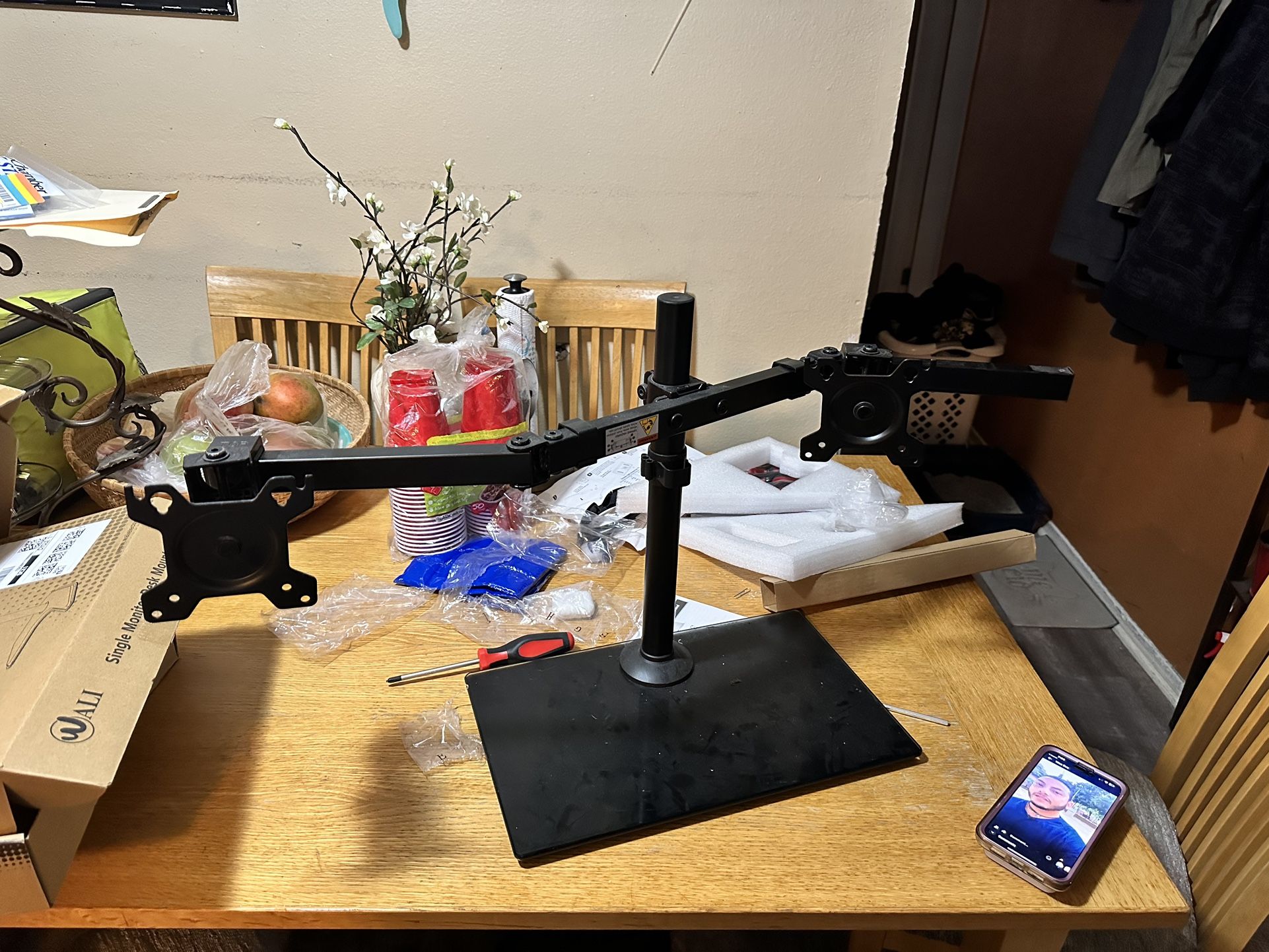 Dual Computer Monitor Stand
