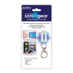 Home Smart Sani-Gear Portable Sanitizing UV-C Light for iPhone NEW