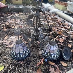 Stained Glass Tiffany’s Style Light Fixture