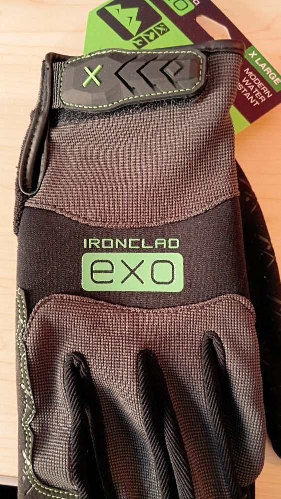 Ironclad EXO2-MWR-05-XL EXO Modern Water Resistant Gloves, Size X-Large