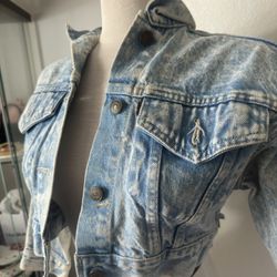 LEVIS denim Crop Jacket 