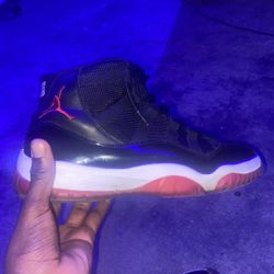 Jordan 11 Bred Kinda Beat And Creased 
