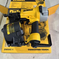 ⭐️BRAND 🆕 ⭐️DeWALT Pneumatic 15 -Degree Coil Corded Siding Nailer & Box Coil Siding Nails 3,300 Count  