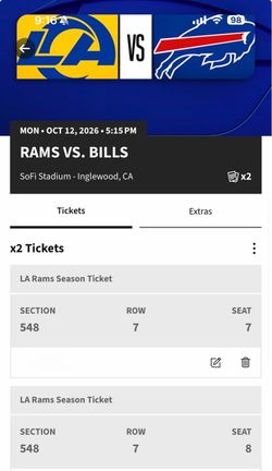 LA RAMS VS. BILLS