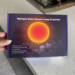 Multiple Color Sunset Lamp Projector 