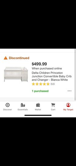 Used crib/toddler bed