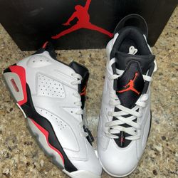 Men’s Nike Air Jordan 6 Retro Low Basketball Shoes Size 9.0 