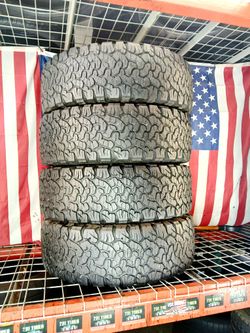 ✅ LT285/70R17 BF GOODRICH K02 T/A ALL TERRAIN TRUCKS JEEPS 4 NICE USED TIRES 285 70 17