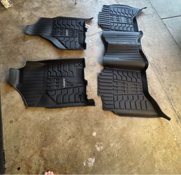 Floor Mats Fit for 2013-2018 Dodge Ram 1500/2500/3500 Crew Cab, 2019-2024 Ram