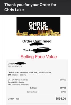 Chris Lake Tickets Saturday LA