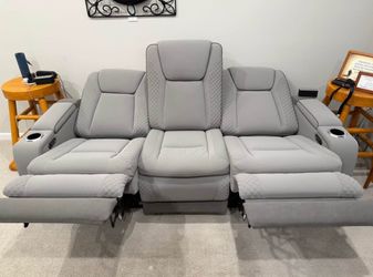 Dual Power Reclining Chair Sofa (3)