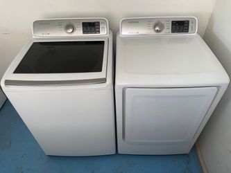 Samsung washer and electric dryer4.5&7.4 cuft Extralarge capacity