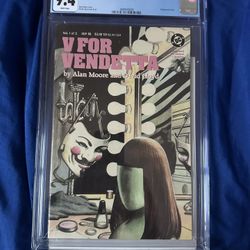 V for Vendetta #1 CGC 9.4 DC 1988 Alan Moore Classic! Key Modern