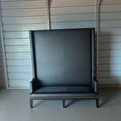 High-back upholstered banquette bench (Free Delivery if Needed)