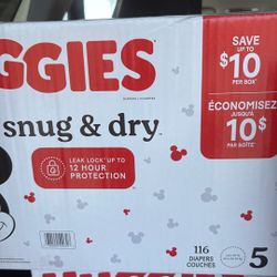 Huggies Snug And dry Size 5 