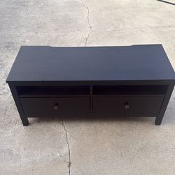 Ikea Black 2 Drawer TV Stand